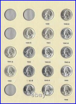 1940-1949 Washington Quarter AU-BU Set 29 Coins All are. 90 Silver