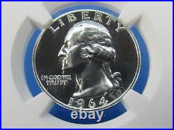 1955 to 1964 P, 10-Coin Set, Washington Quarters NGC Pf 69 Beautiful Set #2