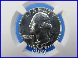 1955 to 1964 P, 10-Coin Set, Washington Quarters NGC Pf 69 Beautiful Set #4