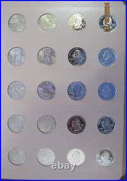 1999-2003 P, D, S & S Clad and Silver Proof Washington Statehood Quarter set