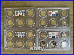 1999-2008 State Quarters Full Set Of 50 Coins All Graded Pcgs Proof 69 Dcam