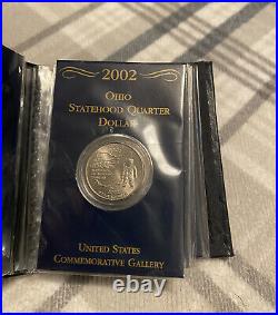 1999-2009 United States Commemorative Gallery Quarters Mini Album 56 Coins