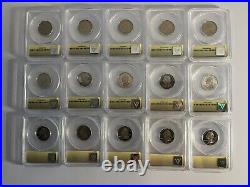 1999-s 2008-s State Quarters ANACS PR70 DCAM Full Set 50 Coins