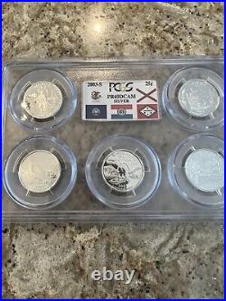 1999s-2008s Silver State Quarter Proof Set Collection-PCGS PR69 DCAM