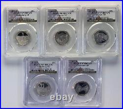 2010 2011 2012 2013 S 20 Coin CLAD PCGS 70 DCAM Proof National Park Quarter Set