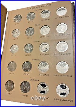 2010-2015 ATB Quarter Set with Proof & Silver Proofs In Dansco 8146 With Slipcase