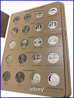2010-2015 ATB Quarter Set with Proof & Silver Proofs In Dansco 8146 With Slipcase