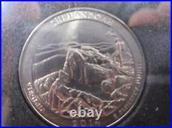 2010-2018 P/D/S National Park Quarters 129 Coin Set Uncirculated Mint State 25c