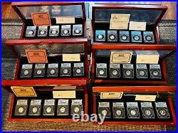 2010-2020 S National Park Quarters ANACS FDOI Proof 70.90S ALL 11 5 Coin Sets