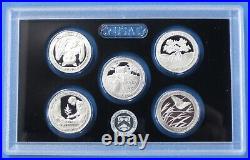 2010 thru 2020 Run of 11 Silver Government Issued ATB Quarter Boxed Proof Sets