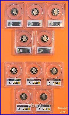 2011 & 2012 S 10 Coin CLAD PCGS 69 Proof National Park Quarter Set