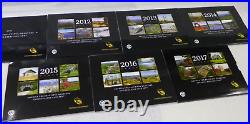 2011-2017 P & D US Mint America the Beautiful Quarters Uncirculated Coin Sets