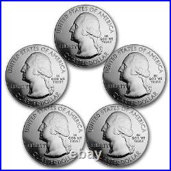 2011 5-Coin 5 oz Silver America the Beautiful Set SKU #98458