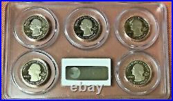 2012-s National Parks Proof Quarters, Multi Coin Set With 5 Coins Pcgs Pf69 Dcam