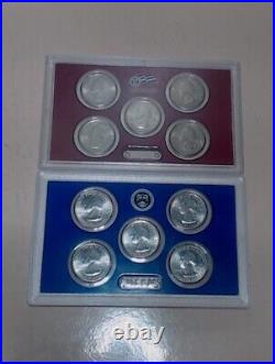 2019 & 2020 W Quarters Complete 10 Coin Set Nice Coins Displayed In Coin Cases