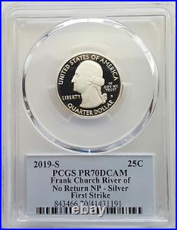 2019-S ATB Silver NP Quarter Set (5 Coins) PCGS PR70 DCAM-FS-Cleveland Native