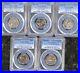 2019-W 5 Quarter Set/Lot. PCGS MS65. Includes 2 Early Finds and 1 First Week