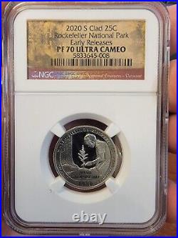 2020 S Washington Quarter (ATB) Clad 5 Coin Set NGC PF70 UCAM