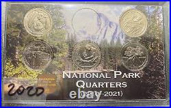 2020 W Quarters Complete Set 5 Coins