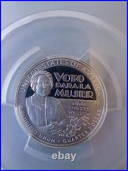 2022-S 25¢ Silver American Women 5 Coin Set PCGS PR70DCAM FDOI