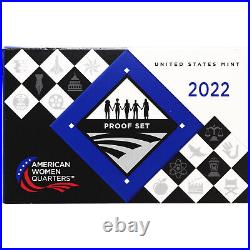 2022 S American Women Quarter Proof Set 10 Pack ATB Original Box & COAs CN-Clad
