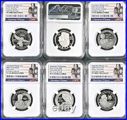 2022 S Clad AMERICAN WOMEN SET Quarters NGC PF70 FDOI 5-coin Quarter with Box