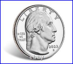 2022 S Clad Proof American Women 5 Coin Quarter Set PR70 (1st Release)