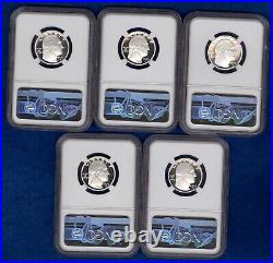 2022-S Silver Proof American Woman 5 Coin Set NGC PF70 Ultra Cameo F. D. O. I