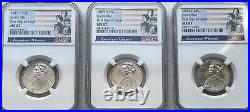 2023 Jovita Idar (3) Coin Set P-d-s Ngc Ms67 First Day Of Issue! In Hand
