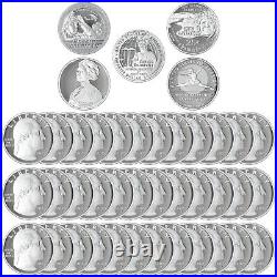 2023 S American Women Quarter 99.9% Silver Gem Deep Cameo Proof Roll 40 Coins