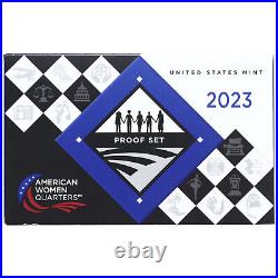 2023 S American Women Quarter Proof Set 10 Pack ATB Original Box & COAs CN-Clad