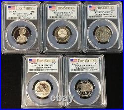 2023-s Pcgs Pr70 10 Coin Clad Proof Set First Strike