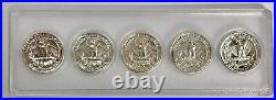 4 sets 1960 1961 1962 1963 1964 Washington Silver GEM Proof Quarters 20 coins