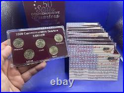 50 States Commemorative Quarters 1999 To 2008 Complete Set Denver Edition