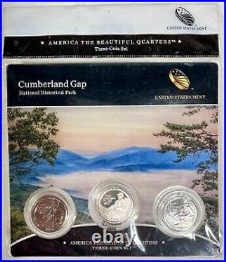 7 Sealed US Mint America The Beautiful Quarters 3 Coin Sets 2014 2015 2016 2019