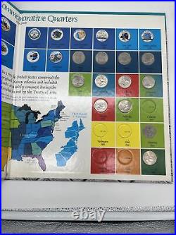 COLORIZED STATEHOOD and Regular Quarter Coin Set Partial