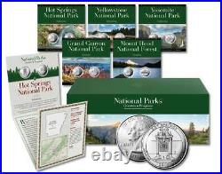 Coins of America National Parks Quarter Complete Boxed Set All 56 Collections