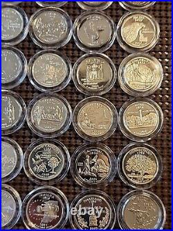 Lot Of 50 State Quarters Silver Coins