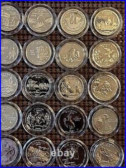Lot Of 50 State Quarters Silver Coins