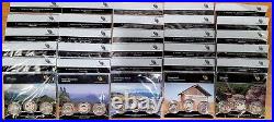 Lot of 25 2012-2016 America The Beautiful Quarters Uncirculated 3 Coin Sets PDS